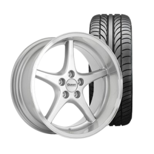 Ocean MK18 Silver 18x8.5ET 6 5/108 Komplett med däck
