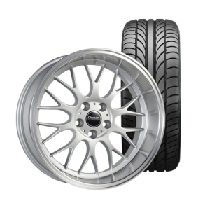 Ocean Super DTM Silver 18x8.5ET 6 5/108 Komplett med däck